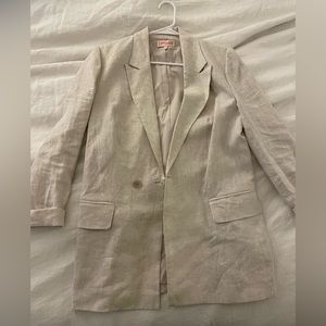 Leyden linen blazer